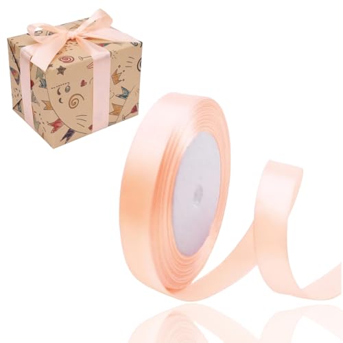 WHYCNJL 1 Stück Geschenkband ekoration 2cm×22m Fein Schleifenband, Stoffband für Hochzeit Taufe und Geburtstag Geschenke Der Valentinstag Verpackung von Geschenken Champagner-Rose WHYCNJL 1 Stück Geschenkband ekoration 2cm×22m Fein Schleifenband, Stoffband für Hochzeit Taufe und Geburtstag Geschenke Der Valentinstag Verpackung von Geschenken Champagner-Rose von WHYCNJL