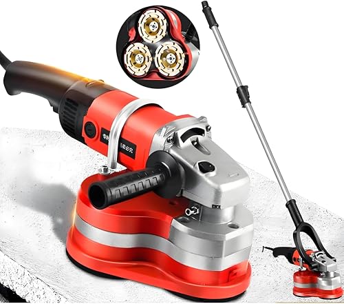 Mobile Wand- Und Bodenschleifmaschine, Tragbarer Dreikopf-Wandschleifer, Betonschleifer-Set, 6 Einstellbare Geschwindigkeiten, Teleskopstange 113-168CM Machine+TelescopicPole Mobile Wand- Und Bodenschleifmaschine, Tragbarer Dreikopf-Wandschleifer, Betonschleifer-Set, 6 Einstellbare Geschwindigkeiten, Teleskopstange 113-168CM Machine+TelescopicPole von WIANQIAN