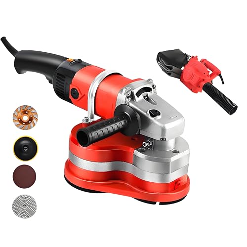 WIANQIAN Betonbodenschleifer, Zement-Bodenschleifer, Bodenschleifmaschine, Sicherheitssperrschalter, 90° Toter-Winkel-Freier Betrieb, Abnehmbarer Schutzdeckel Machine+VacuumCleaner WIANQIAN Betonbodenschleifer, Zement-Bodenschleifer, Bodenschleifmaschine, Sicherheitssperrschalter, 90° Toter-Winkel-Freier Betrieb, Abnehmbarer Schutzdeckel Machine+VacuumCleaner von WIANQIAN