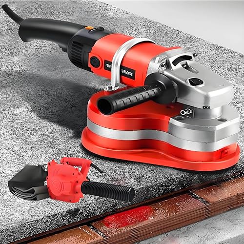 WIANQIAN Betonschleifer-Set, Dreikopf-Betonbodenschleifer, Elektrischer Betonschleifer, Schutzabdeckung, Staubsaugeranschluss, 6 Einstellbare Geschwindigkeiten Machine+VacuumCleaner WIANQIAN Betonschleifer-Set, Dreikopf-Betonbodenschleifer, Elektrischer Betonschleifer, Schutzabdeckung, Staubsaugeranschluss, 6 Einstellbare Geschwindigkeiten Machine+VacuumCleaner von WIANQIAN