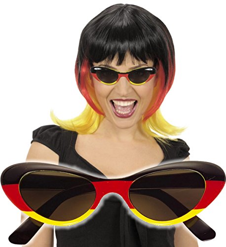 * Deutschland Sonnenbrille * als Verkleidung für WM, EM, Karneval oder Fussball Mottoparty // Female // Geburtstag Kindergeburtstag Fan Brille schwarz rot Gold Germany * Deutschland Sonnenbrille * als Verkleidung für WM, EM, Karneval oder Fussball Mottoparty // Female // Geburtstag Kindergeburtstag Fan Brille schwarz rot Gold Germany von Widmann