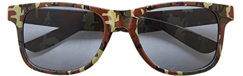 Widmann 01102 - Brille Mimetisch, Camouflage-Muster, Soldat, Sonnenbrille, Karneval, Mottoparty von WIDMANN