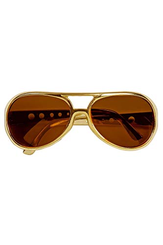 W WIDMANN MILANO Party Fashion 6740R - Rock´n´Roll Brille, goldfarbenes Gestell, bräunliche Kunststoffgläser, Karneval, Mottoparty W WIDMANN MILANO Party Fashion 6740R - Rock´n´Roll Brille, goldfarbenes Gestell, bräunliche Kunststoffgläser, Karneval, Mottoparty von W WIDMANN MILANO Party Fashion