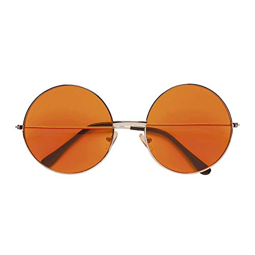 Widmann - Brille 60er / 70er Jahre mit farbigen Gläsern, Hippiebrille, Schlager, Accessoire von WIDMANN