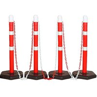 4 WIHEDÜ Absperrpfosten weiß/rot 4 WIHEDÜ Absperrpfosten weiß/rot von WIHEDÜ