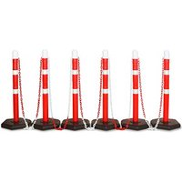 6 WIHEDÜ Absperrpfosten weiß/rot 6 WIHEDÜ Absperrpfosten weiß/rot von WIHEDÜ