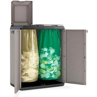 WIHEDÜ Mülltrenner Outdoor 2x 110,0 l grau/schwarz, 1 St. WIHEDÜ Mülltrenner Outdoor 2x 110,0 l grau/schwarz, 1 St. von WIHEDÜ