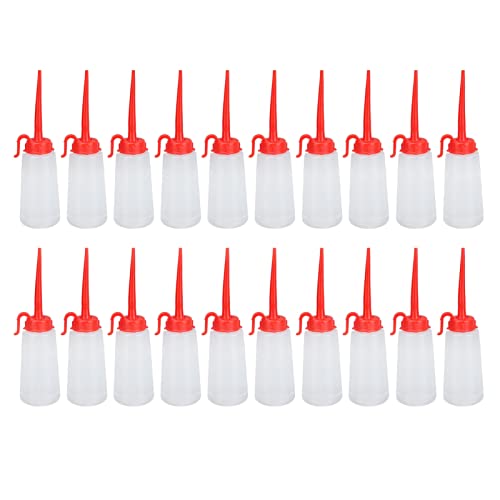 20 Stcs Nähmaschinen Öler 160 ml geruchloser Kunststoff guter Versiegelungsnähmaschinenölflasche mit rotem langem uf 20 Stcs Nähmaschinen Öler 160 ml geruchloser Kunststoff guter Versiegelungsnähmaschinenölflasche mit rotem langem uf von WIHFHGZ