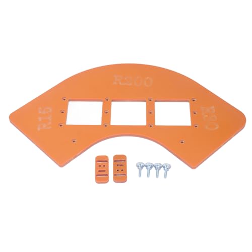 Frässchablonen Radius Jig Router R15 R30 R100 R200, Eckenschablone, Kunststoff - Präzise Eckenschnitte, Langlebig & Vielseitig Für Schränke Und Möbelbau Frässchablonen Radius Jig Router R15 R30 R100 R200, Eckenschablone, Kunststoff - Präzise Eckenschnitte, Langlebig & Vielseitig Für Schränke Und Möbelbau von WIHFHGZ