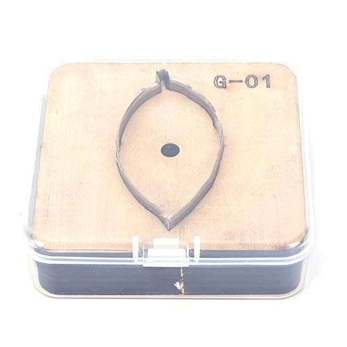 Leder Schneidwerkzeug, Prägung Gerät, Leder Stanzform G - 02, Metall Modell - Robuste Handwerkzeuge, Einfache Anwendung, Für Lederarbeiten und DIY Projekte (G-01) von WIHFHGZ