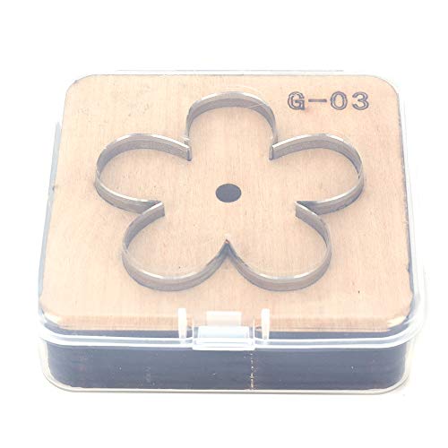 Leder Schneidwerkzeug, Prägung Gerät, Leder Stanzform G - 02, Metall Modell - Robuste Handwerkzeuge, Einfache Anwendung, Für Lederarbeiten und DIY Projekte (G-03) von WIHFHGZ