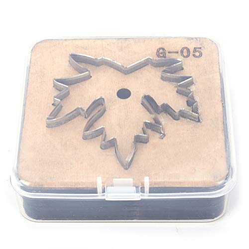 Leder Schneidwerkzeug, Prägung Gerät, Leder Stanzform G - 02, Metall Modell - Robuste Handwerkzeuge, Einfache Anwendung, Für Lederarbeiten und DIY Projekte (G-05) von WIHFHGZ