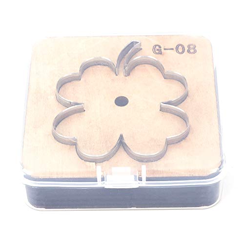 Leder Schneidwerkzeug, Prägung Gerät, Leder Stanzform G - 02, Metall Modell - Robuste Handwerkzeuge, Einfache Anwendung, Für Lederarbeiten und DIY Projekte (G-08) von WIHFHGZ