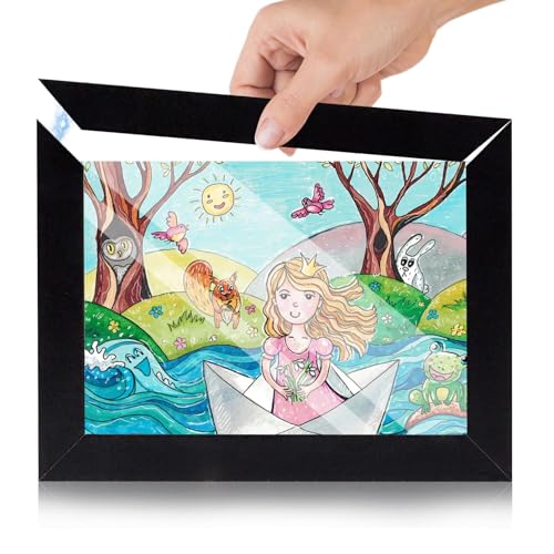 Bilderrahmen Kinderzeichnungen A4,Befüllbar Fotorahmen,bildwechsel,Holz Kunst Bilderrahmen, Bietet Platz für bis zu 100 Kinderfotos,für Kinderzeichnungen, Kunstprojekte, Schule, Zuhause malen Bilderrahmen Kinderzeichnungen A4,Befüllbar Fotorahmen,bildwechsel,Holz Kunst Bilderrahmen, Bietet Platz für bis zu 100 Kinderfotos,für Kinderzeichnungen, Kunstprojekte, Schule, Zuhause malen von WIKOGDFE