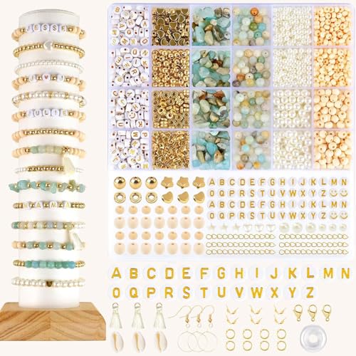 Perlen für Armbänder Selber Machen,Natürliche Edelstein Perlen Set,bracelet making kit,für Erwachsene DIY armbänder selber machen Schmuck Halskette Ohrringe,Ketten Bracelet Making Kit Perlen für Armbänder Selber Machen,Natürliche Edelstein Perlen Set,bracelet making kit,für Erwachsene DIY armbänder selber machen Schmuck Halskette Ohrringe,Ketten Bracelet Making Kit von WIKOGDFE