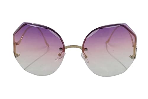 WILBERS & WILBERS 20153 Brille für ein Festival, Unisex – Erwachsene, Farbverlauf-Eckig, Einheitsgröße von WILBERS & WILBERS