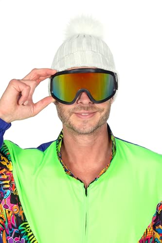 WILBERS & WILBERS 20163 - Skibrille mit Spiegelglas, Partybrille für Karneval und Mottopartys WILBERS & WILBERS 20163 - Skibrille mit Spiegelglas, Partybrille für Karneval und Mottopartys von WILBERS & WILBERS