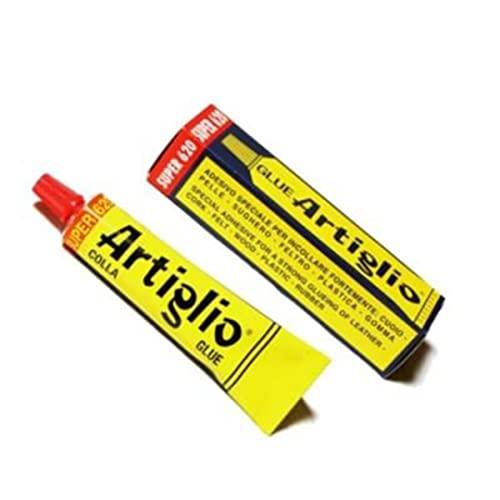 Artiglio Spezialkleber für Leder, Leder, Kork, Filz, Holz, Kunststoff und Gummi, Tube 150 ml von Artiglio