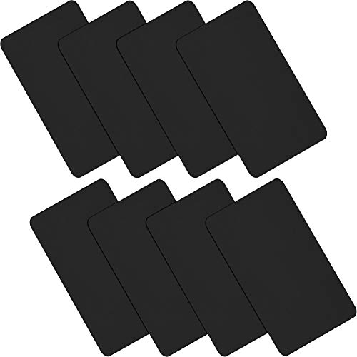 WILLBOND 8 Stücke Nylon Patches Selbstklebende Nylon Patches wasserdichte Patches für Kleidung Daunenjacke Zelt Kleidung Tasche (Schwarz) von WILLBOND