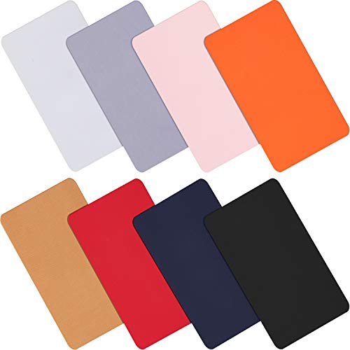 WILLBOND 8 Stücke Nylon Reparatur Patches Selbstklebende Nylon Patches wasserdichte Reparatur Patches für Kleidung Daunenjacke Zelt Kleidung Tasche (Sortierte Farben) von WILLBOND