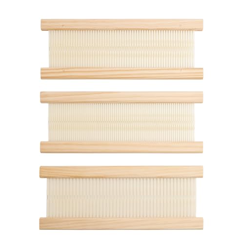 WILLOWDALE 3-teiliges Webereihecken-Set, 30,5 cm Hecke mit 45/60/75 Stäbchen, Webwerkzeug, Rahmenwebstuhl, Zubehör, Kunst- und Bastelbedarf WILLOWDALE 3-teiliges Webereihecken-Set, 30,5 cm Hecke mit 45/60/75 Stäbchen, Webwerkzeug, Rahmenwebstuhl, Zubehör, Kunst- und Bastelbedarf von WILLOWDALE