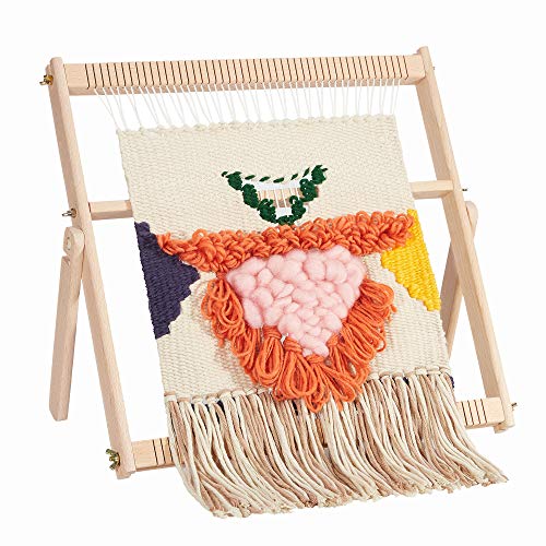 WILLOWDALE Multi-Craft Webrahmen, großer Rahmen, 41,9 x 39,9 x 3 cm, Holzwebstuhl, Wandteppich, Webstuhl, kreatives Basteln, für Kinder, Anfänger, Experten WILLOWDALE Multi-Craft Webrahmen, großer Rahmen, 41,9 x 39,9 x 3 cm, Holzwebstuhl, Wandteppich, Webstuhl, kreatives Basteln, für Kinder, Anfänger, Experten von WILLOWDALE