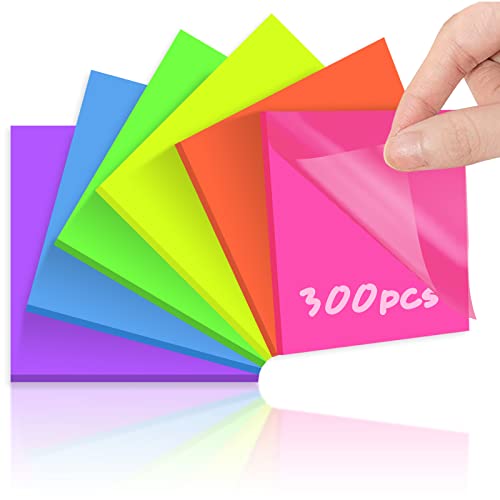 WINAROI 300 Blätter Bunte Transparente Haftnotizen, Transparente Sticky Notes 75×75 mm, Wasserdicht Bunte Haftnotizen Set für Kennzeichnung Von Bürodokumenten, Studenten oder Büchern WINAROI 300 Blätter Bunte Transparente Haftnotizen, Transparente Sticky Notes 75×75 mm, Wasserdicht Bunte Haftnotizen Set für Kennzeichnung Von Bürodokumenten, Studenten oder Büchern von WINAROI