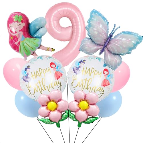 WINFLUENCE 9 Jahre Schmetterling Geburtstag Deko, Bunt Schmetterling Luftballon für Mädchen 9 Jahre Schmetterling Deko Gebuartstag Party WINFLUENCE 9 Jahre Schmetterling Geburtstag Deko, Bunt Schmetterling Luftballon für Mädchen 9 Jahre Schmetterling Deko Gebuartstag Party von WINFLUENCE