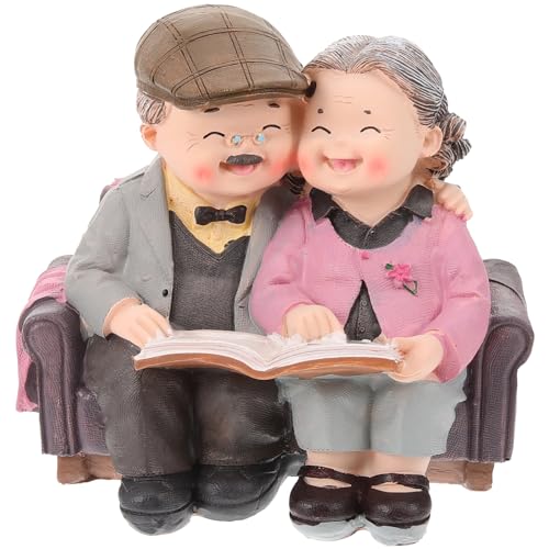 WINOMO Älteres Paar Figur Opa Oma Kuchen Topper Großeltern Torte Topper Tortenfigur Kuchendeckel Statue Skulptur Desktop Ornament für Valentinstag Jubiläum Party Dekoration WINOMO Älteres Paar Figur Opa Oma Kuchen Topper Großeltern Torte Topper Tortenfigur Kuchendeckel Statue Skulptur Desktop Ornament für Valentinstag Jubiläum Party Dekoration von WINOMO
