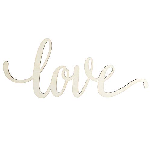 WINOMO Holzbuchstaben Deko Schriftzug Love Dekobuchstaben 3D Wanddeko 30,5 x 12,7 x 0,4 cm WINOMO Holzbuchstaben Deko Schriftzug Love Dekobuchstaben 3D Wanddeko 30,5 x 12,7 x 0,4 cm von WINOMO