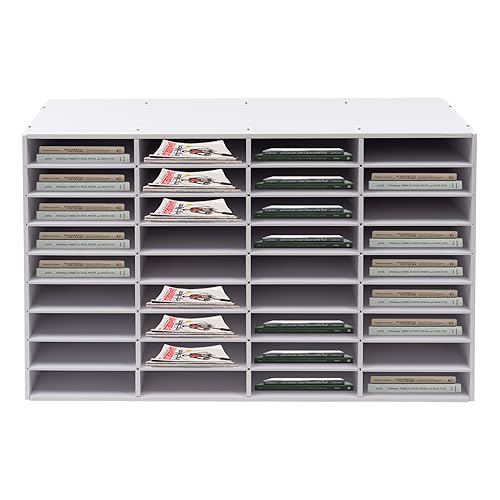 WINPANG 36 Fach Literatur Organizer, Büro Organizer Schreibtisch Organizer PVC Dokumente Ordner Briefablage Weiß Büro Organisation Schule Empfang WINPANG 36 Fach Literatur Organizer, Büro Organizer Schreibtisch Organizer PVC Dokumente Ordner Briefablage Weiß Büro Organisation Schule Empfang von WINPANG