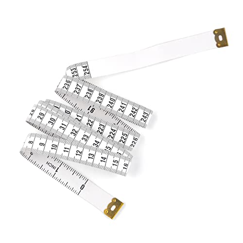 WINTAPE 254CM Maßband Weiß (254cm, Weiß) von WINTAPE