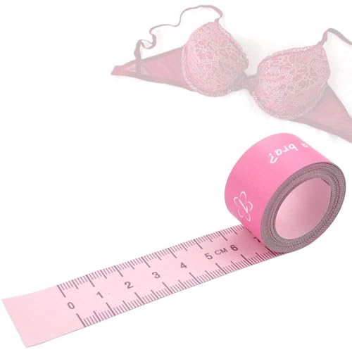 WINTAPE Smart körperumfangmaßband, Maßband Körper，Körpermaßband Professionelle Büste Bandmaß Büste Maßband für Frauen Mädchen Dame weiblich Rosa 150cm von WINTAPE
