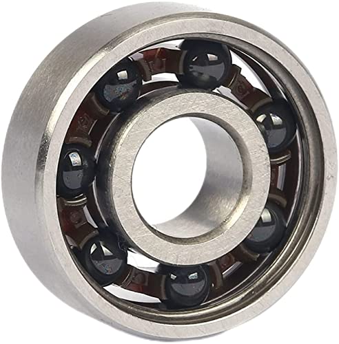 10 Stück 608 2RS Chromstahlring mit schwarzen Si3N4-Keramikkugeln, Longboard-Inline-Skate-Skateboard-Lager 10 Stück 608 2RS Chromstahlring mit schwarzen Si3N4-Keramikkugeln, Longboard-Inline-Skate-Skateboard-Lager von WIQOLESVL