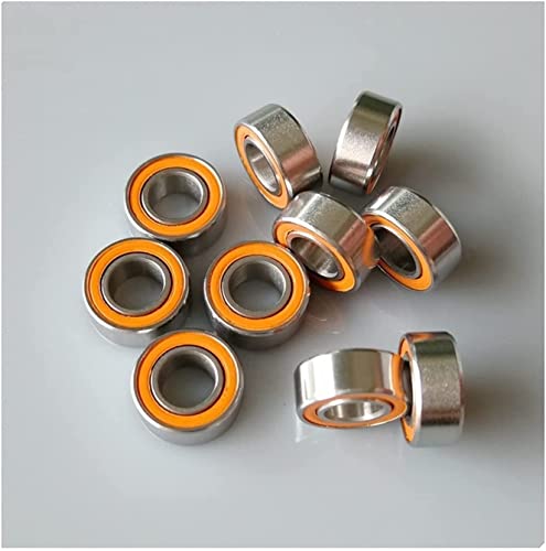 WIQOLESVL 10 Stück Angelrollenlager S MR 105 RS CB 5 x 10 x 4 mm ABEC-7 Edelstahl Hybrid Keramik MR105 WIQOLESVL 10 Stück Angelrollenlager S MR 105 RS CB 5 x 10 x 4 mm ABEC-7 Edelstahl Hybrid Keramik MR105 von WIQOLESVL