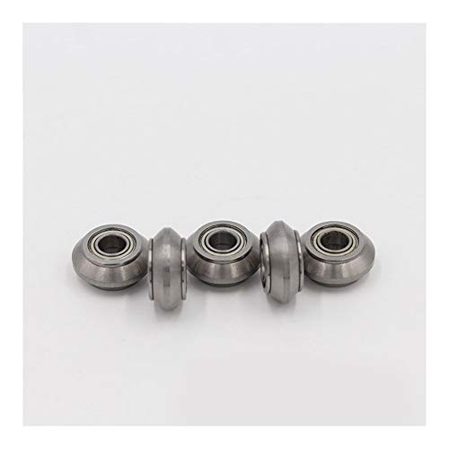 WIQOLESVL 10 Stück Computer-Stickmaschinenteile 6 x 17,6 x 8 mm 6 x 18,3 x 8 mm Dishing Riemenscheiben-Führungslager Doppellager(C 6x17.6x8mm) von WIQOLESVL