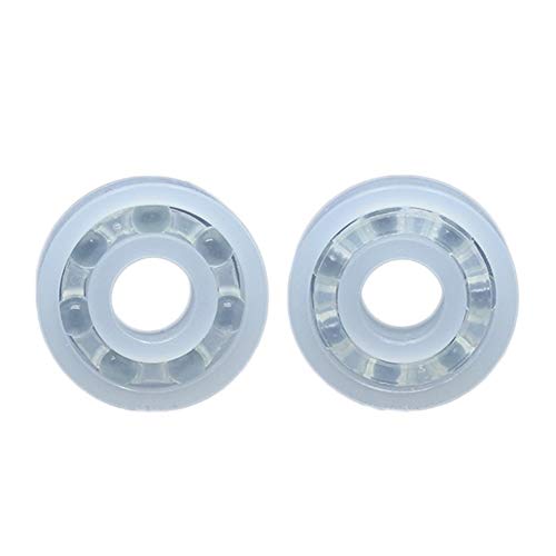 WIQOLESVL 4 Stück PP-Lager 606 608 626 628 685 688 Glaskugeln Kunststoff-Kugellager(PP606 6x17x6mm) von WIQOLESVL