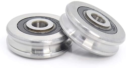 WIQOLESVL TMP1105 544162 2 Stück Außenring mit U-Nut-Lager, 8 x 37 x 11 mm, Drahtseil-Riemenscheibenlager, schwere Riemenscheibe, Kran, U-Nut-Radlager, Rollenlager WIQOLESVL TMP1105 544162 2 Stück Außenring mit U-Nut-Lager, 8 x 37 x 11 mm, Drahtseil-Riemenscheibenlager, schwere Riemenscheibe, Kran, U-Nut-Radlager, Rollenlager von WIQOLESVL