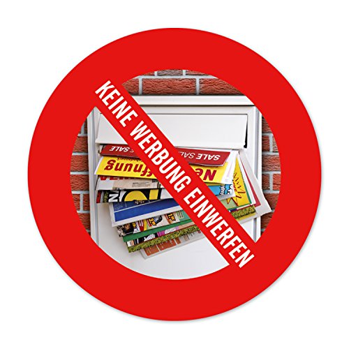 Aufkleber Sticker: Bitte keine Werbung einwerfen von WIRKSAMWERBEN