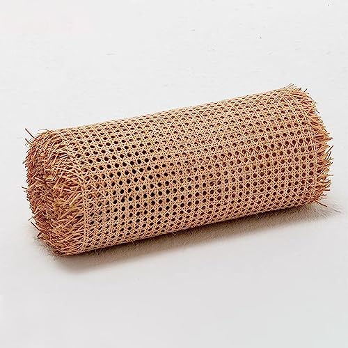 35/40/45/50/55/60/90/100cm Breite Gewebtes Offenes Natürliches Rattan Roll, Wiener Geflecht Gurtband für Caning-Projekte, Cane Webbing Rattan Roll für Heimwerker Schrank Stuhl Möbel (Size : 40cmx2.5m von WIRMEC