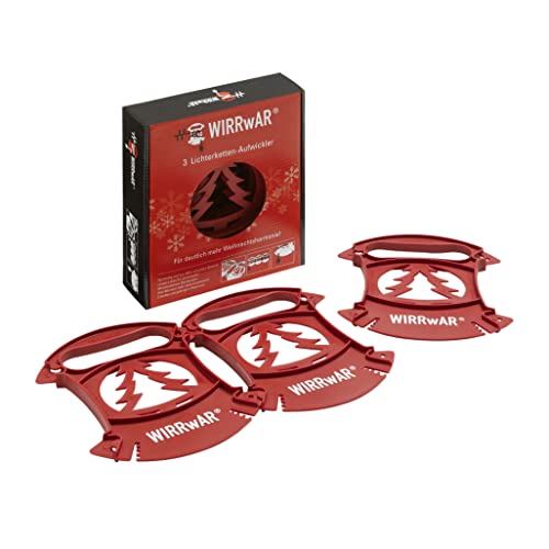 WIRRwAR 1 x 3 Stück nachhaltige Lichterketten-Aufwickler - made in Austria - zu 100% aus recyceltem Material WIRRwAR 1 x 3 Stück nachhaltige Lichterketten-Aufwickler - made in Austria - zu 100% aus recyceltem Material von WIRRwAR