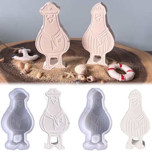 2 Stück Möwe Silikonformen Gießformen WISIRENT, Möwe Gießformen Möwen-Silikonform, Silikonform Tiere Gießform Sommer, Möwe Dekoration Gipsform Diy Silikonformen für Kerzen Gips 2 Stück Möwe Silikonformen Gießformen WISIRENT, Möwe Gießformen Möwen-Silikonform, Silikonform Tiere Gießform Sommer, Möwe Dekoration Gipsform Diy Silikonformen für Kerzen Gips von WISIRENT