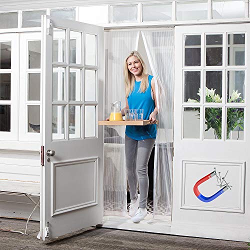 Fliegengitter Balkontür Magnet 205x220cm Magnetvorhang Magnetverschluss Klettband Verschiedene Größen Terrassentür Warehouse Weiß Fliegengitter Balkontür Magnet 205x220cm Magnetvorhang Magnetverschluss Klettband Verschiedene Größen Terrassentür Warehouse Weiß von WISKEO
