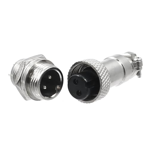 WITTKOWARE M13 Metall Steckverbinder, Kupplung/Einbaustecker, verschraubbar, Lötanschluss, Zugentlastung, 2-polig, 5A, für Niederspannungs- oder Audio-/Video-Verbindungen WITTKOWARE M13 Metall Steckverbinder, Kupplung/Einbaustecker, verschraubbar, Lötanschluss, Zugentlastung, 2-polig, 5A, für Niederspannungs- oder Audio-/Video-Verbindungen von WITTKOWARE