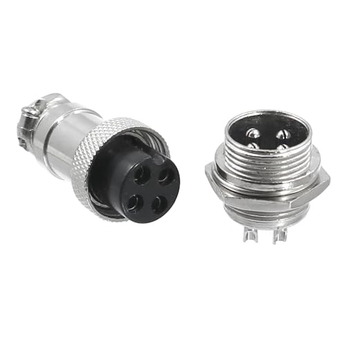 WITTKOWARE M16 Metall Steckverbinder-Paar, Kupplung/Einbaustecker, verschraubbar, Lötanschluss, Zugentlastung, 7A, 4-polig WITTKOWARE M16 Metall Steckverbinder-Paar, Kupplung/Einbaustecker, verschraubbar, Lötanschluss, Zugentlastung, 7A, 4-polig von WITTKOWARE