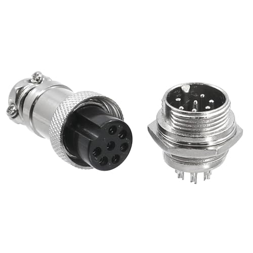 WITTKOWARE M16 Metall Steckverbinder-Paar, Kupplung/Einbaustecker, verschraubbar, Lötanschluss, Zugentlastung, 7A, 7-polig WITTKOWARE M16 Metall Steckverbinder-Paar, Kupplung/Einbaustecker, verschraubbar, Lötanschluss, Zugentlastung, 7A, 7-polig von WITTKOWARE