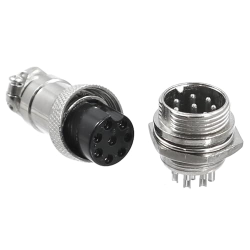 WITTKOWARE M16 Metall Steckverbinder-Paar, Kupplung/Einbaustecker, verschraubbar, Lötanschluss, Zugentlastung, 7A, 8-polig WITTKOWARE M16 Metall Steckverbinder-Paar, Kupplung/Einbaustecker, verschraubbar, Lötanschluss, Zugentlastung, 7A, 8-polig von WITTKOWARE