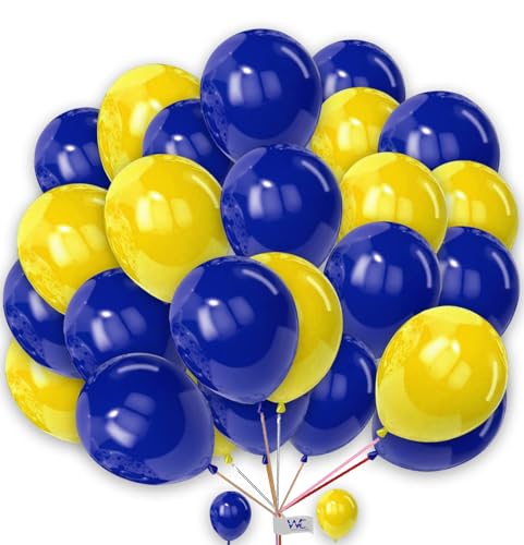 12 Zoll Luftballons 25 Stück Gelb Marineblau Luftballons für Geburtstag Einfarbig Runde Ballons für Babyparty Verlobung Hochzeit 12 Zoll Luftballons 25 Stück Gelb Marineblau Luftballons für Geburtstag Einfarbig Runde Ballons für Babyparty Verlobung Hochzeit von WITTY CUTIES