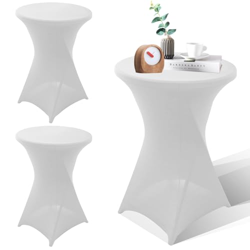 WIYETY 3 Stück Weiß Stehtisch Hussen Stehtische: 60 * 110CM Stretch-Tischdecke für Hochzeitsdekoration, Stretch-Tischdecke für Bartheken, Stretch-Tischdecke mit Fußtaschen, für Hochzeit Bistrotisch WIYETY 3 Stück Weiß Stehtisch Hussen Stehtische: 60 * 110CM Stretch-Tischdecke für Hochzeitsdekoration, Stretch-Tischdecke für Bartheken, Stretch-Tischdecke mit Fußtaschen, für Hochzeit Bistrotisch von WIYETY