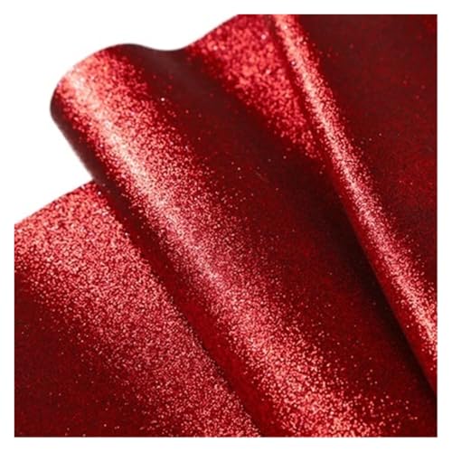 WJIAYAO Hochzeit Gang Läufer 10M Hochzeit Perle Teppich T Bühne Glänzende Große Rote Teppich Party Dekoration Hochzeit Party Gang Boden Läufer(Red,10M_1M) von WJIAYAO